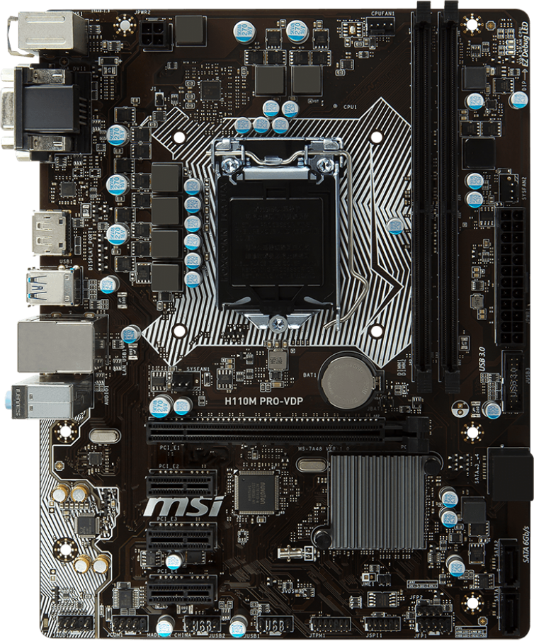 Msi h110m pro разгон